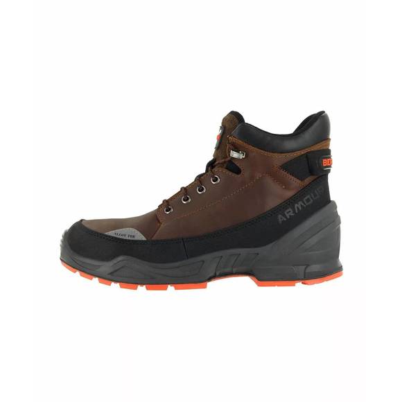 NEW BERRENDO work boots 6‚Äù ‚Äì alloy toe boots in reddish brown - Picture 2 of 3